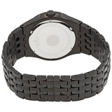 Bulova Crystal Collection Phantom Black Dial Black Steel Strap Watch for Men - 98A240 Authentic Buy Shop Now