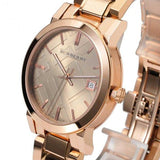 Burberry The City Rose Gold Dial Rose Gold Steel Strap Watch for Women - BU9034 Authentic Buy Shop Now