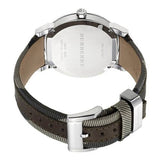 Burberry The City Grey Dial Leather Strap Watch for Men - BU9020 Authentic Buy Shop Now