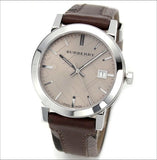 Burberry The City Grey Dial Leather Strap Watch for Men - BU9020 Authentic Buy Shop Now