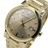 Burberry The City Gold Dial Gold Steel Strap Watch for Women - BU9033 Authentic Buy Shop Now