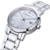 Burberry The City Silver Dial Silver Steel Strap Watch for Women - BU9035 Authentic Buy Shop Now