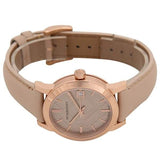 Burberry The City Beige Dial Beige Leather Strap Watch for Women - BU9109 Authentic Buy Shop Now
