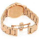 Burberry The City Diamonds Rose Gold Dial Rose Gold Steel Strap Watch for Women - BU9126 Authentic Buy Shop Now