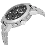 Burberry The City Black Dial Silver Steel Strap Watch for Men - BU9351 Authentic Buy Shop Now