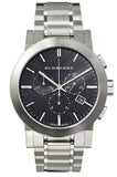 Burberry The City Black Dial Silver Steel Strap Watch for Men - BU9351 Authentic Buy Shop Now