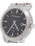 Burberry The City Black Dial Silver Steel Strap Watch for Men - BU9901 Authentic Buy Shop Now