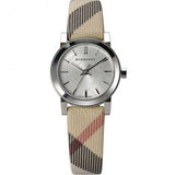 Burberry The City Nova Silver Dial Brown Leather Strap Watch for Women - BU9212 Authentic Buy Shop Now