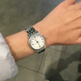 Burberry Utilitarian White Dial Silver Steel Strap Watch for Women - BU7856 Authentic Buy Shop Now