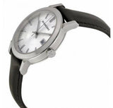 Burberry The City White Dial Black Leather Strap Watch for Women - BU9206 Authentic Buy Shop Now