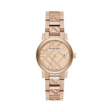 Burberry The City Rose Gold Dial Rose Gold Steel Strap Watch for Women - BU9146 Authentic Buy Shop Now