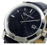 Burberry The City Black Dial Black Leather Strap Watch for Men - BU9009 Authentic Buy Shop Now
