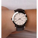 Burberry Heritage Beige Dial Brown Leather Strap Watch for Men - BU1777 Authentic Buy Shop Now