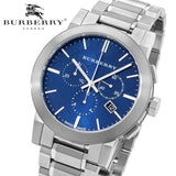 Burberry The City Blue Dial Silver Steel Strap Watch for Men - BU9363 Authentic Buy Shop Now