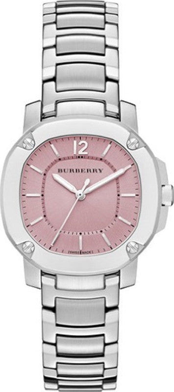Burberry The Britain Pink Dial Silver Steel Strap Watch for Women - BBY1704 Authentic Buy Shop Now
