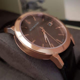 Burberry The City Brown Dial Brown Leather Strap Watch for Men - BU9013 Authentic Buy Shop Now