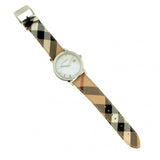 Burberry The City Diamonds Mother of Pearl Dial Brown Leather Strap Watch for Women - BU9226 Authentic Buy Shop Now