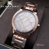 Burberry The City Silver Dial Silver Steel Strap Watch for Men - BU9037 Authentic Buy Shop Now