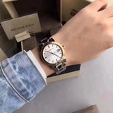 Burberry The City White Dial Two Tone Steel Strap Watch for Women - BU9115 Authentic Buy Shop Now