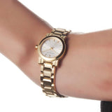Burberry Heritage White Dial Gold Steel Strap Watch for Women - BU9203 Authentic Buy Shop Now
