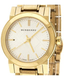 Burberry Heritage White Dial Gold Steel Strap Watch for Women - BU9203 Authentic Buy Shop Now