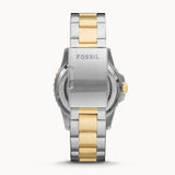 Fossil FB-01 Automatic Skeleton Blue Dial Two Tone Steel Strap Watch for Men - ME3191 Authentic Buy Shop Now