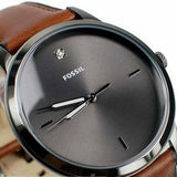 Fossil The Minimalist 3H Grey Dial Brown Leather Strap Watch for Men - FS5479 Authentic Buy Shop Now