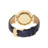 Michael Kors Averi Gold Dial Navy Blue Leather Strap Watch for Women - MK2526 Authentic Buy Shop Now