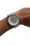 Michael Kors Caitlin Crystal Dial Silver Steel Strap Watch for Women - MK3331 Authentic Buy Shop Now