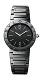 Bvlgari Bvlgari Lady Black Dial Black Steel Strap Watch for Women - BVLGARI103557 Authentic Buy Shop Now