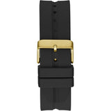 Guess Leo Multifunction Black Dial Black Silicone Strap Watch For Men - GW0637G2 Authentic Buy Shop Now