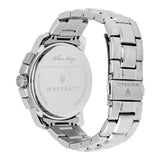 Maserati Successo Chronograph Blue Dial Silver Steel Strap Watch For Men - R8873621002 Authentic Buy Shop Now