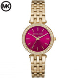 Michael Kors Darci Pink Dial Gold Steel Strap Watch for Women - MK3444 Authentic Buy Shop Now