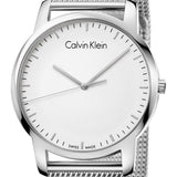 Calvin Klein City Chronograph White Dial Silver Mesh Bracelet Watch for Men - K2G2G126 Authentic Buy Shop Now