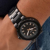 Guess Track Black Dial Black Steel Strap Watch for Men - GW0426G3 Authentic Buy Shop Now