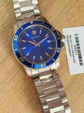 Movado Series 800 Blue Dial Silver Steel Strap Watch For Men - 2600137 Authentic Buy Shop Now