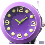 Marc Jacobs Pelly Purple Dial Purple Silicone Strap Watch for Women - MBM2505 Authentic Buy Shop Now