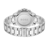 Hugo Boss Troper Chronograph Blue Dial Silver Steel Strap Watch For Men - 1514057 Authentic Buy Shop Now
