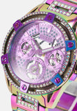 Guess Queen Multicolor Dial Multicolor Steel Strap Watch For Women - GW0464L4 Authentic Buy Shop Now