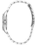 Bulova Crystal Collection Blue Mother of Pearl Dial Silver Steel Strap Watch for Women - 96L238 Authentic Buy Shop Now