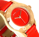 Marc Jacobs Blade Red Dial Red Leather Strap Watch for Women - MBM1343 Authentic Buy Shop Now