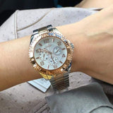 Guess BFF Multifunction Silver Dial Two Tone Steel Strap Watch for Women - W0231L5 Authentic Buy Shop Now