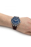 Versace Greca Sport Analog Blue Dial Brown Leather Strap Watch For Men - VEZ300121 Authentic Buy Shop Now