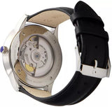 Movado 1881 Automatic Blue Dial Black Leather Strap Watch For Men - 606874 Authentic Buy Shop Now