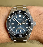 Seiko Prospex Automatic 1965 Dive 55th Anniversary Limited Edtion Blue Dial Silver Steel Strap Watch For Men - SPB149J1 Authentic Buy Shop Now
