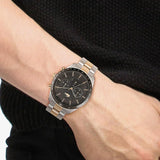 Lacoste Boston Gray Dial Two Tone Steel Strap Watch for Men - 2011112 Authentic Buy Shop Now