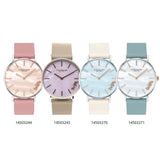 Coach Perry Mother of Pearl White Dial Blue Leather Strap Watch for Women - 14503271 Authentic Buy Shop Now