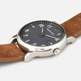 Emporio Armani Luigi Quartz Gray Dial Brown Leather Strap Watch For Men - AR11070 Authentic Buy Shop Now