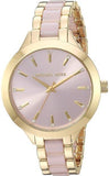 Michael Kors Norie Gold Dial Two Tone Steel Strap Watch for Women - MK3586 Authentic Buy Shop Now
