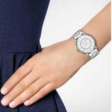 Marc Jacobs Roxy White Dial Silver Steel Strap Watch for Women - MJ3521 Authentic Buy Shop Now